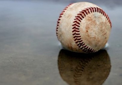 wet baseball